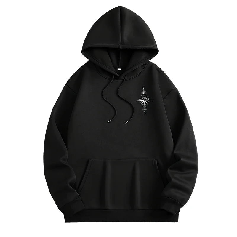 Men's hoodies, high-quality long-sleeved hooded