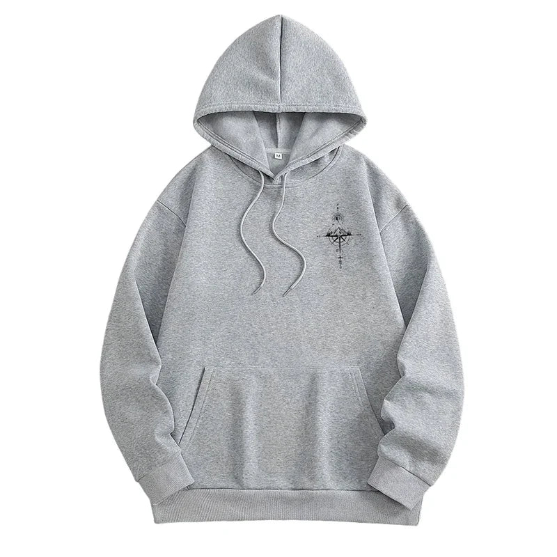 Men's hoodies, high-quality long-sleeved hooded